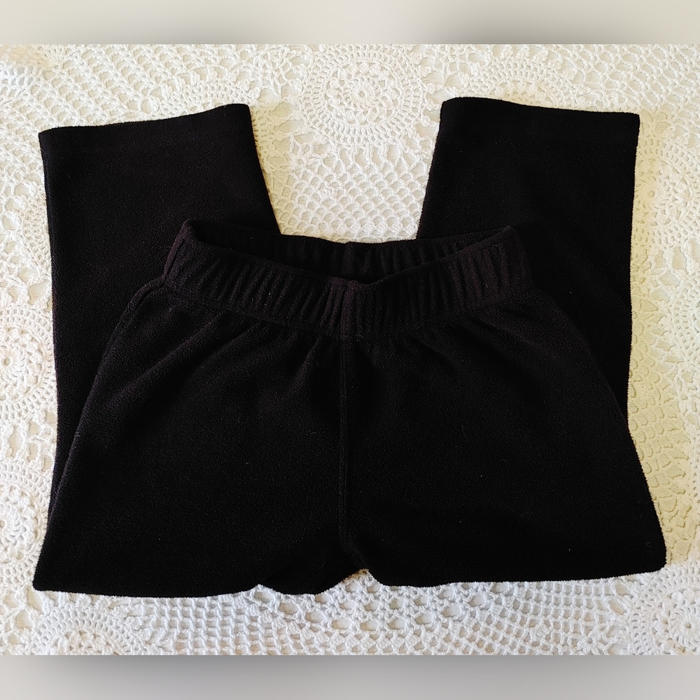 THE CHILDRENS PLACE Black Fleece Sweatpants 100% Polyester Size